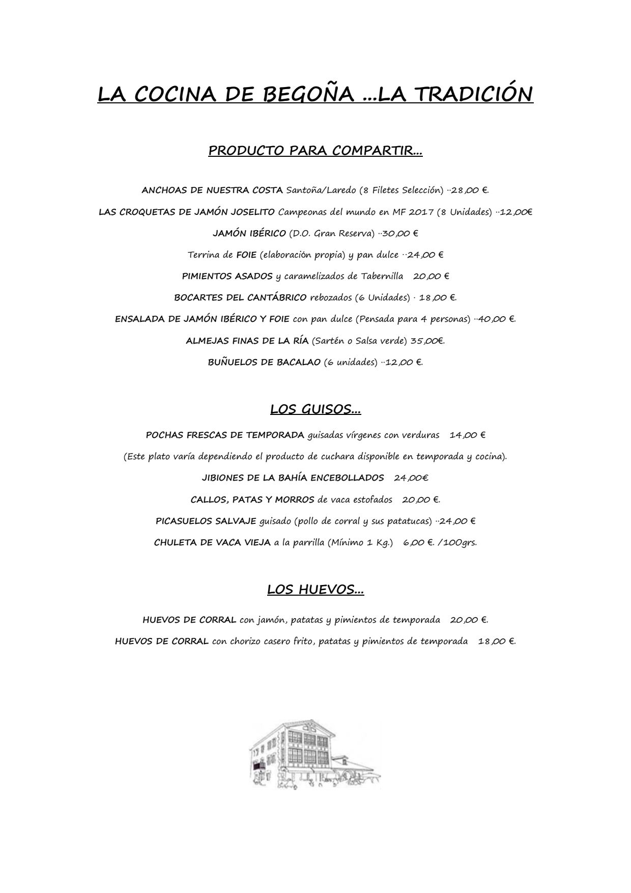 Carta y menù 2026 Actualizados - Solana en Ampuero | TheFork