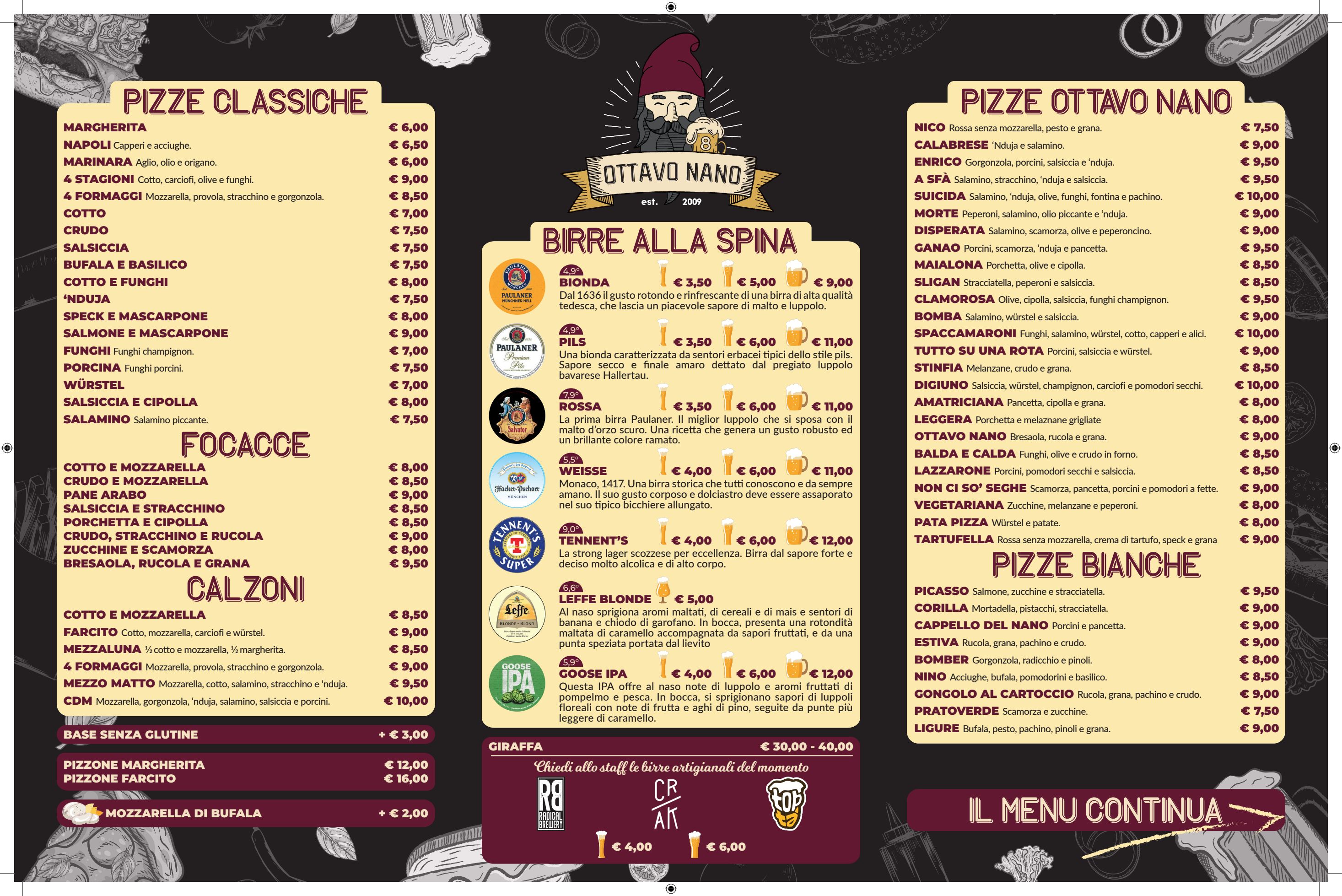 Menu 2026 - OttAvo Nano in Lucca | TheFork, image size:2933x1958