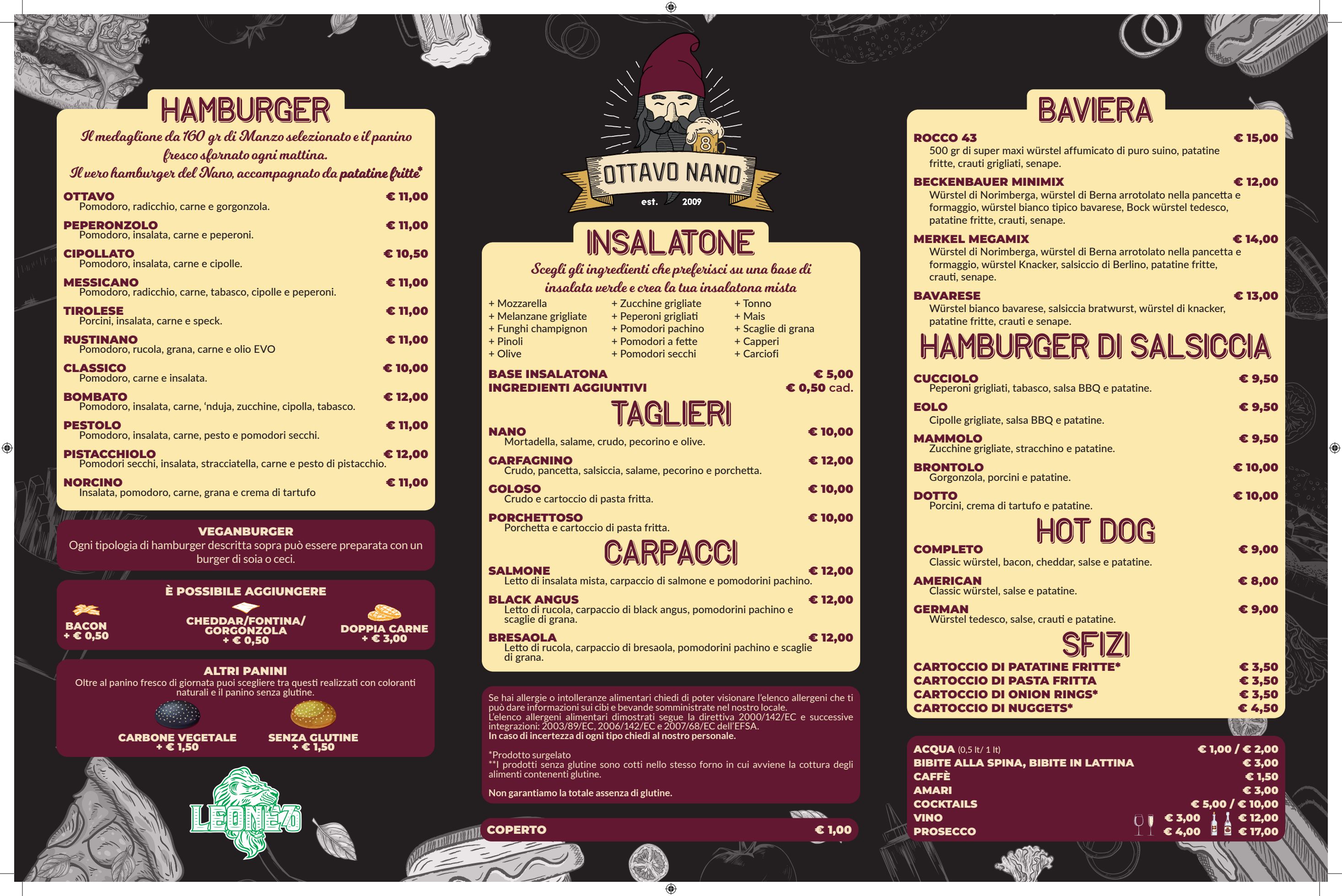 Menu 2026 - OttAvo Nano in Lucca | TheFork, image size:2933x1958