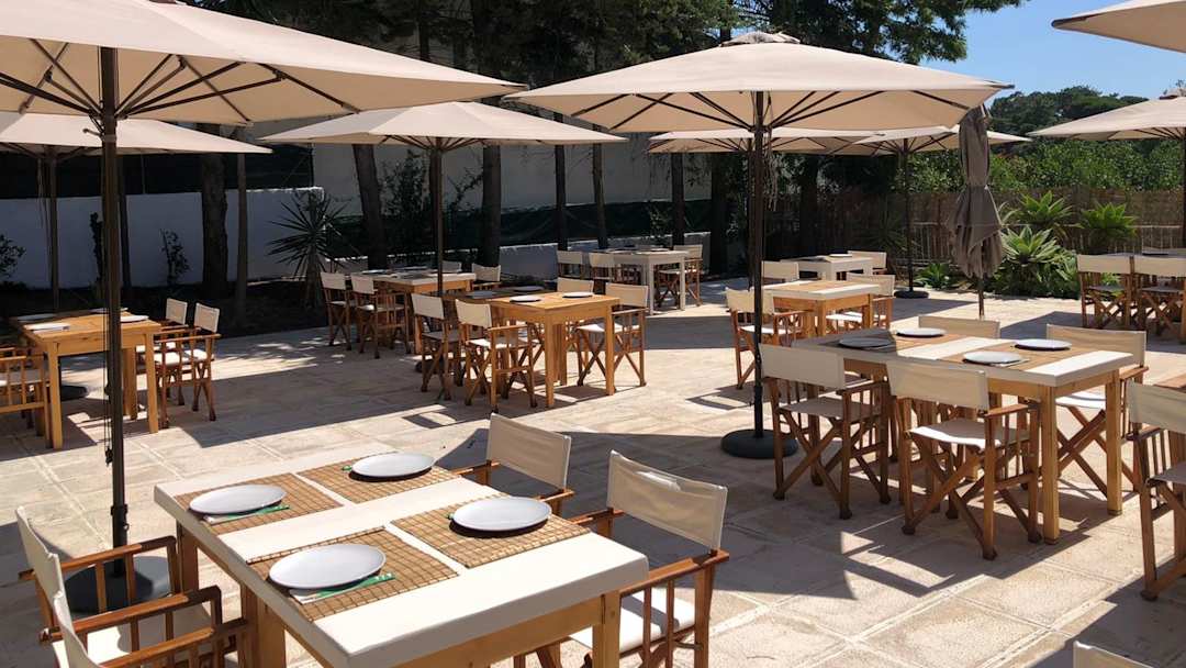 Esplanada do restaurante Villa Meco