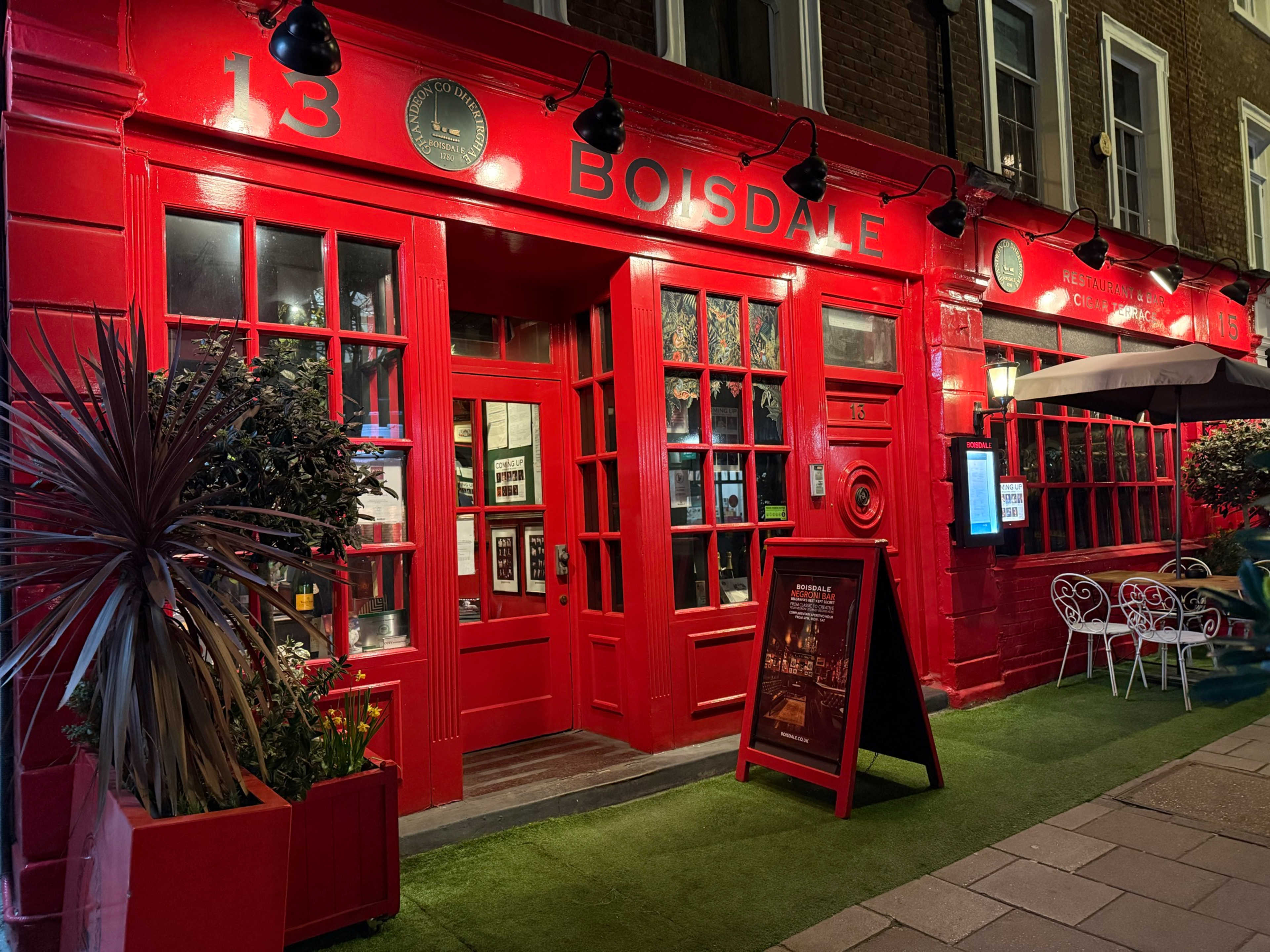 Boisdale Of Belgravia Eccleston Street London