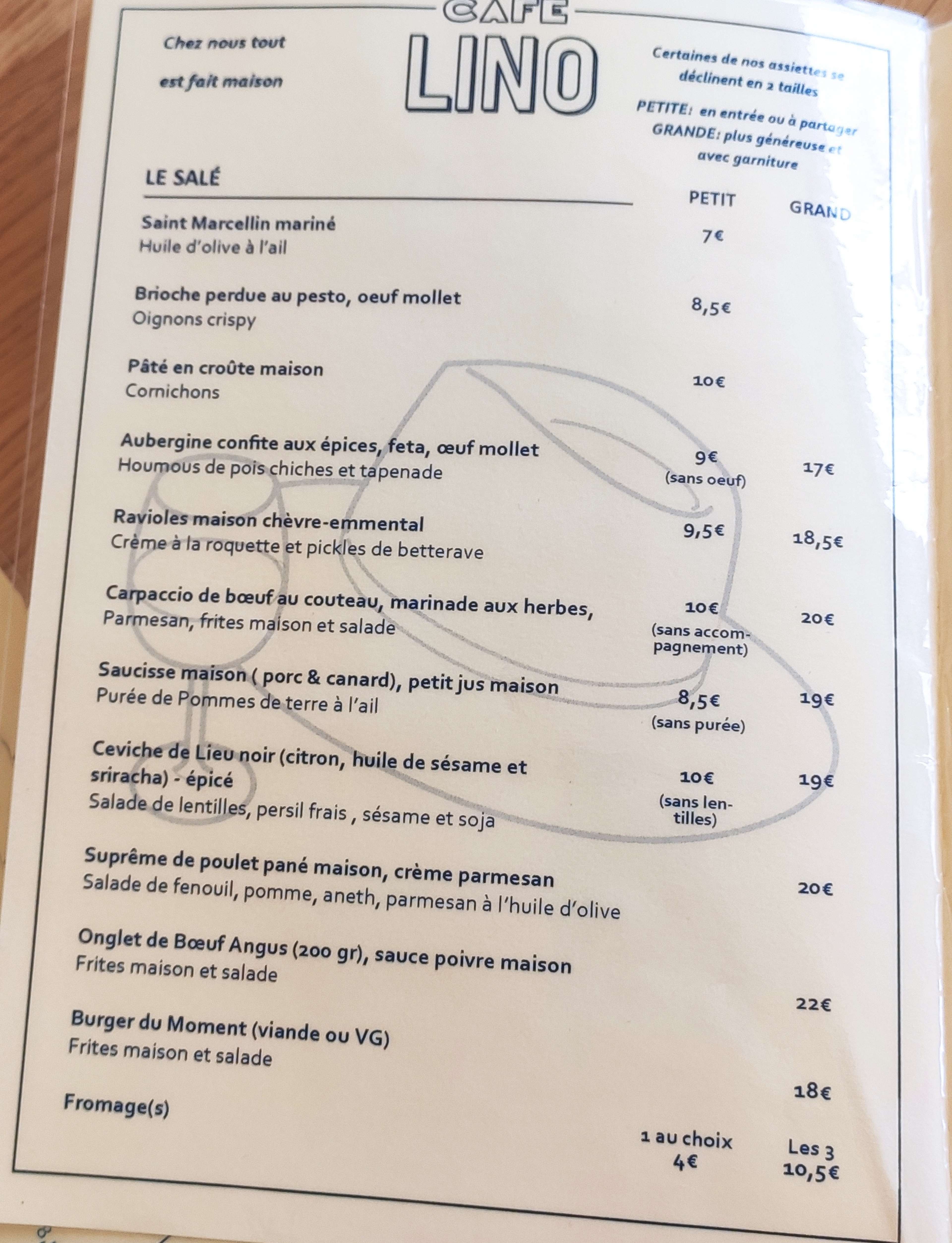 Restaurant Café Lino à Paris - Menu, avis, prix et réservation | TheFork