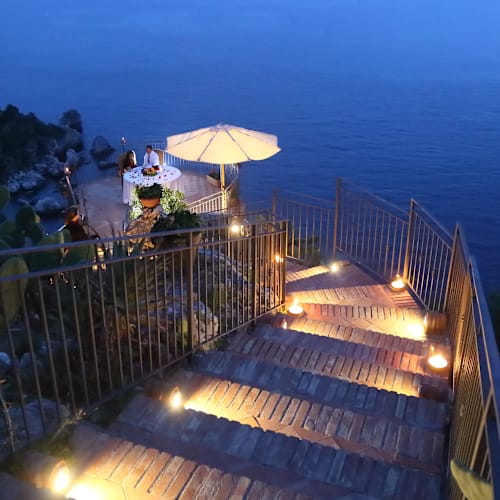 Giardino degli ulivi presso Grand Hotel Sanpietro, Taormina