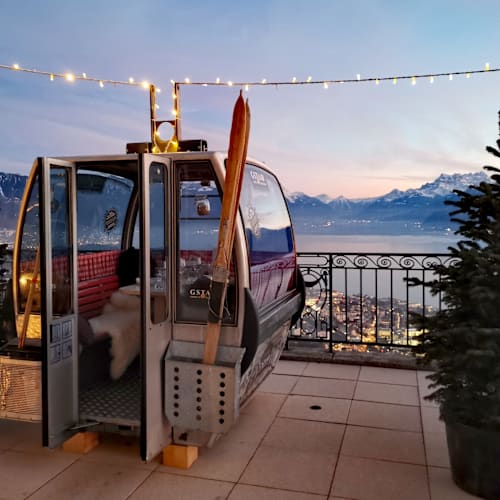 Les Cabines à Fondue - Le Mirador Hôtel, Chardonne