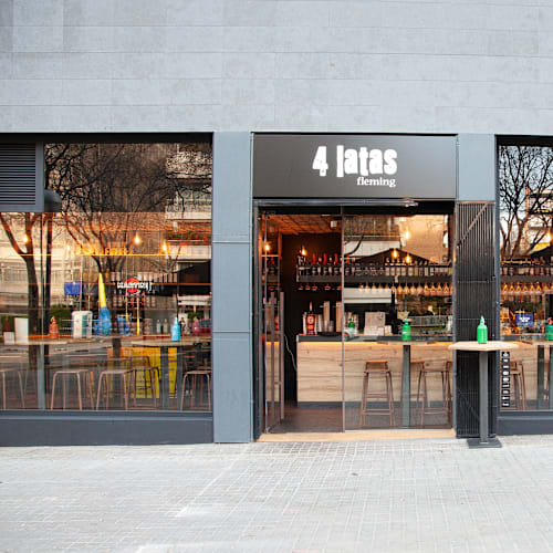 4 latas Fleming, Barcelona