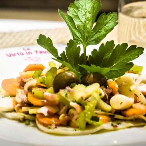 Le Virtù in tavola, Roma