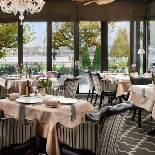 Windows Afternoon Tea at Hotel d'Angleterre, Genève