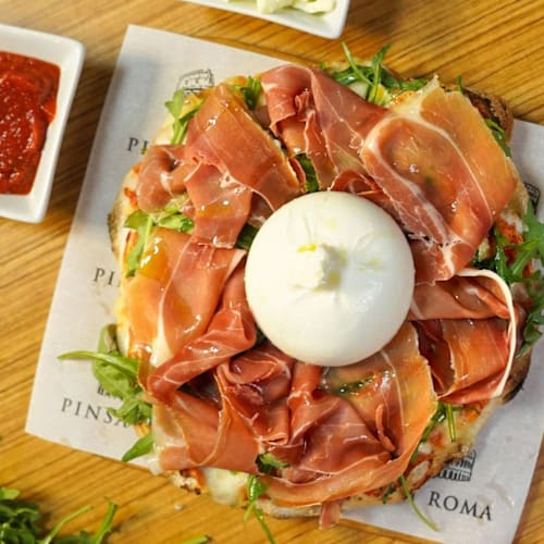 Pinsa di Roma Corts Valencianes, Valencia