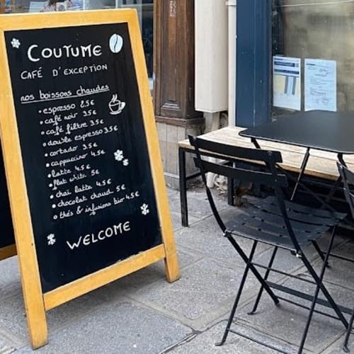 Coutume café Poissonnière, Paris