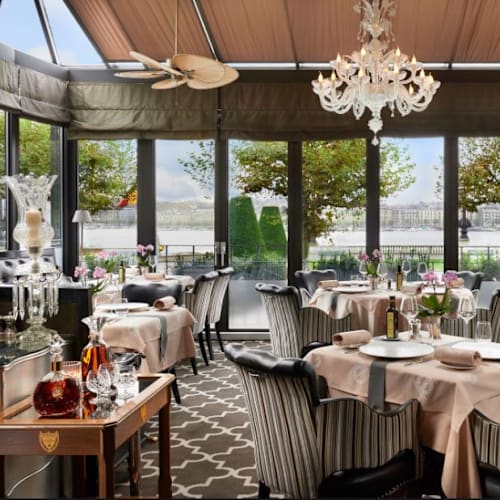 Windows Restaurant at Hotel d'Angleterre, Genève