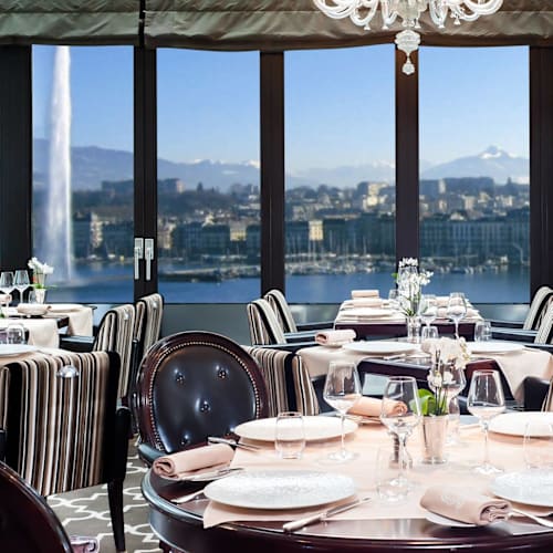 Windows Restaurant at Hotel d'Angleterre, Genève