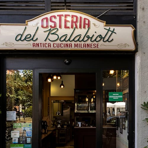 Osteria del Balabiott, Milano