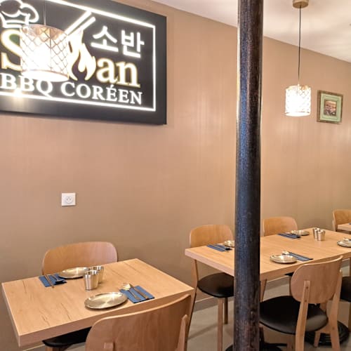 소반 soban place clichy barbecue coréen, Paris