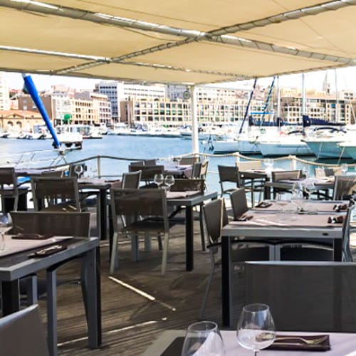 Restaurant O'2 Pointus situé dans le Pavillon Maxime Tarrazi du CNTL, Marseille