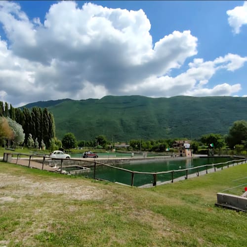 Lago Argentato, Terme di Cotilia