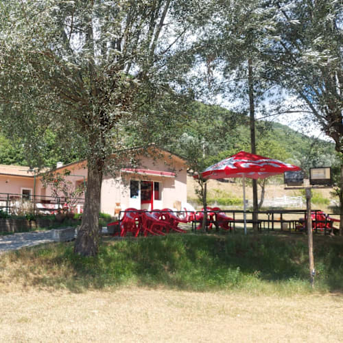 Lago Argentato, Terme di Cotilia