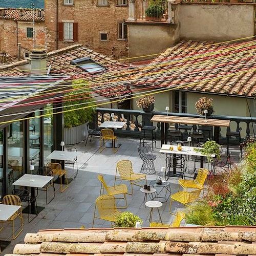 Secret roof garden, Perugia