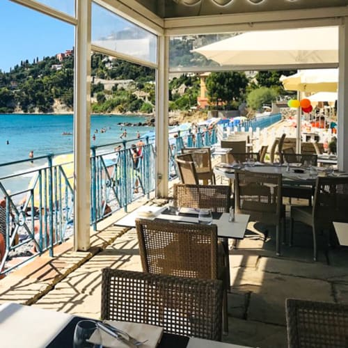 Villa Eva beach, Latte