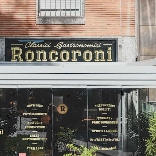 Roncoroni Classici Gastronomici, Milano