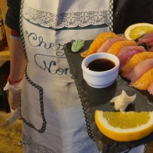 La Cave du Golfe と sushis, Vallauris
