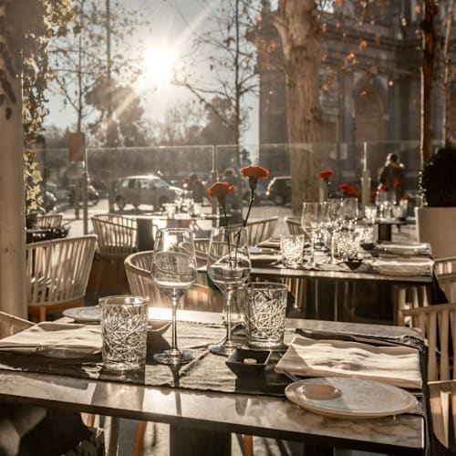 Terraza y Restaurante Malvar- Hotel Hospes Puerta de Alcalá, Madrid