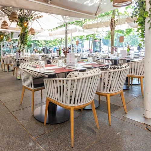 Terraza y Restaurante Malvar- Hotel Hospes Puerta de Alcalá, Madrid