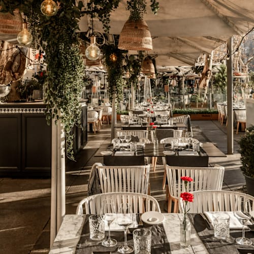 Terraza y Restaurante Malvar- Hotel Hospes Puerta de Alcalá, Madrid