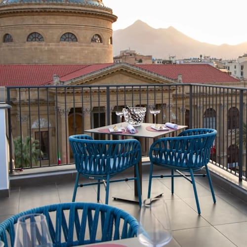 DOBA restaurant and terrace, Palermo