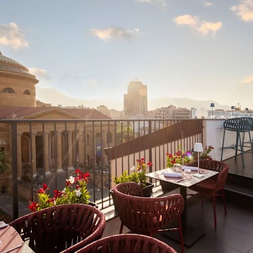 DOBA restaurant and terrace, Palermo