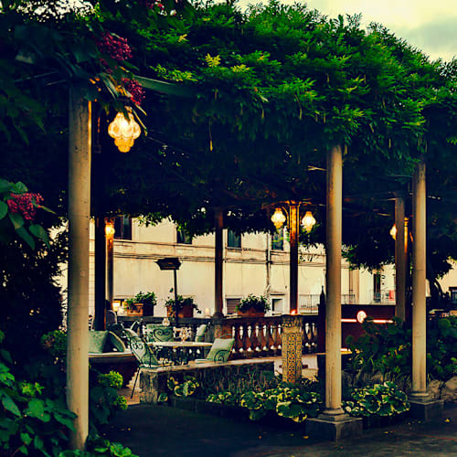 La Pergola Bar à Champagne, Sorrento