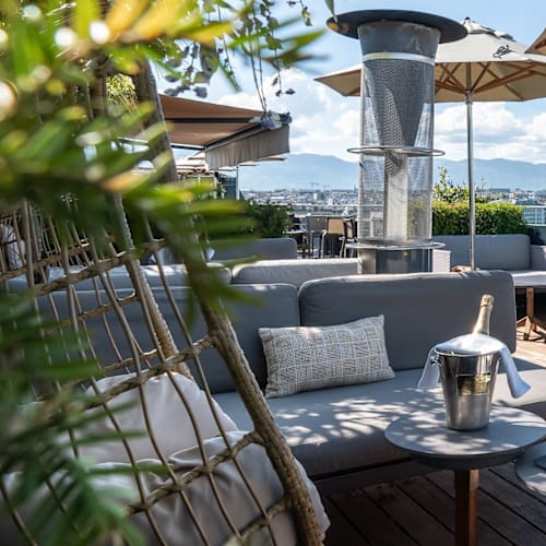 MET Rooftop Lounge - Hôtel Métropole Genève, Genève