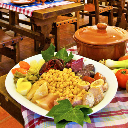 Cocido completo - Parador de Chinchón, Chinchon