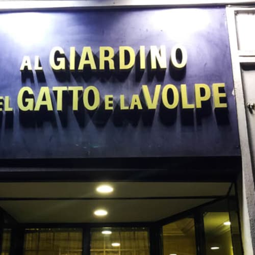 Al Giardino del Gatto e la Volpe, Roma