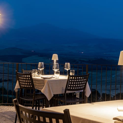 La terrazza della val d'orcia, Pienza