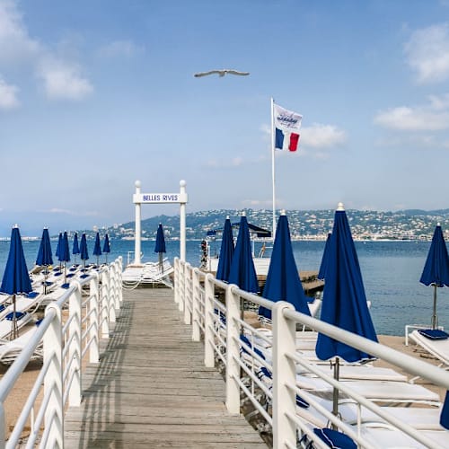 Plage Belles Rives, Antibes