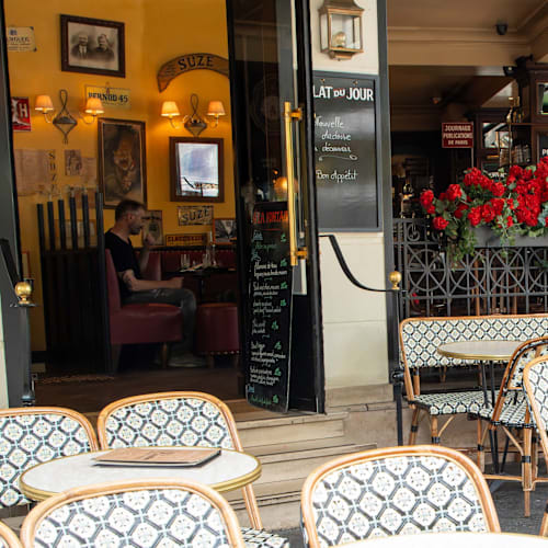 Café à la Fontaine, Paris