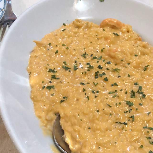 Risotto crema di scampi