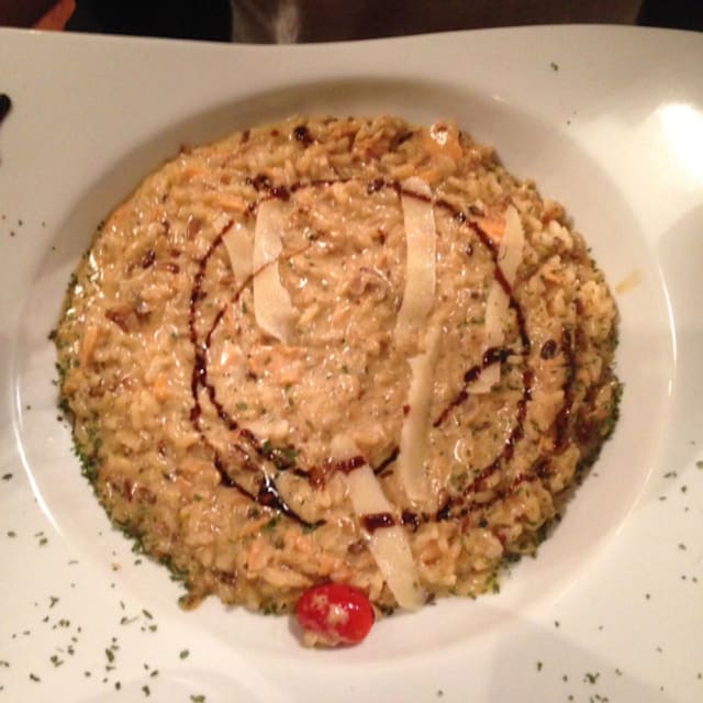 Le risotto au saumon