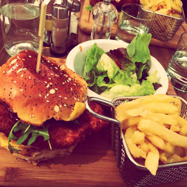 Burger poulet