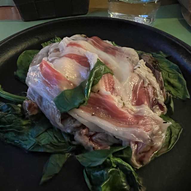 Tagliata in crosta di lardo