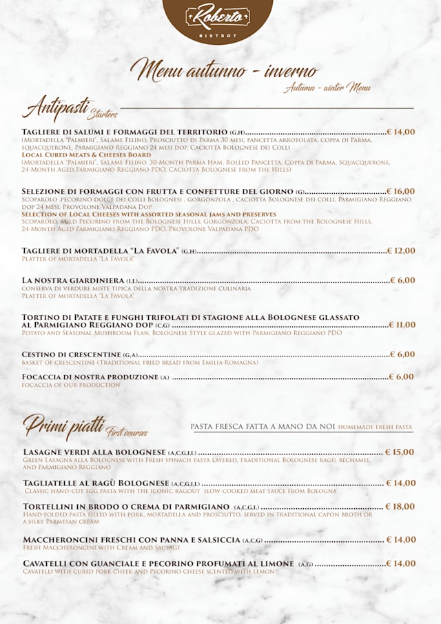 PDF Menu page 1