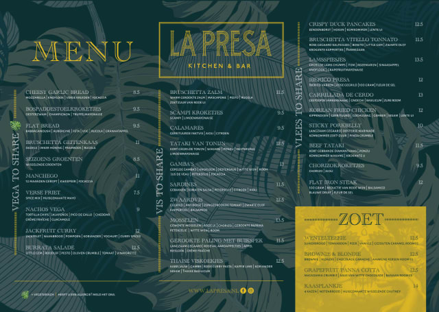 PDF Menu page 1