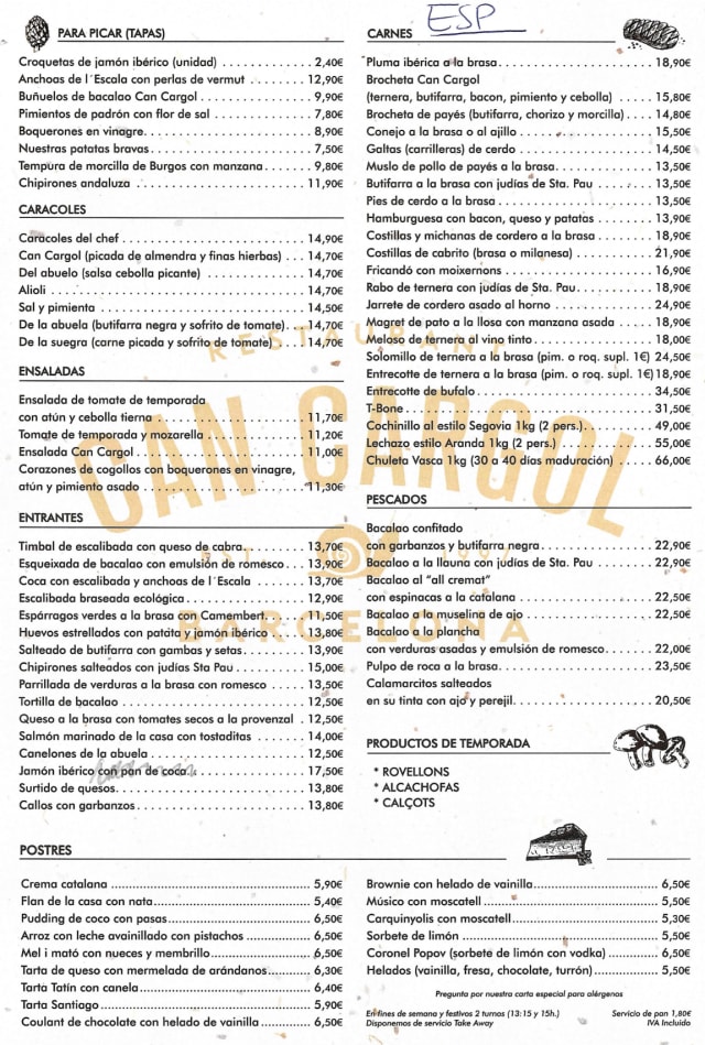 PDF Menu page 1