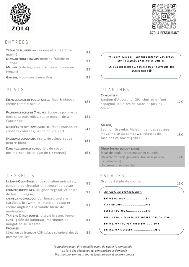 PDF Menu page 1