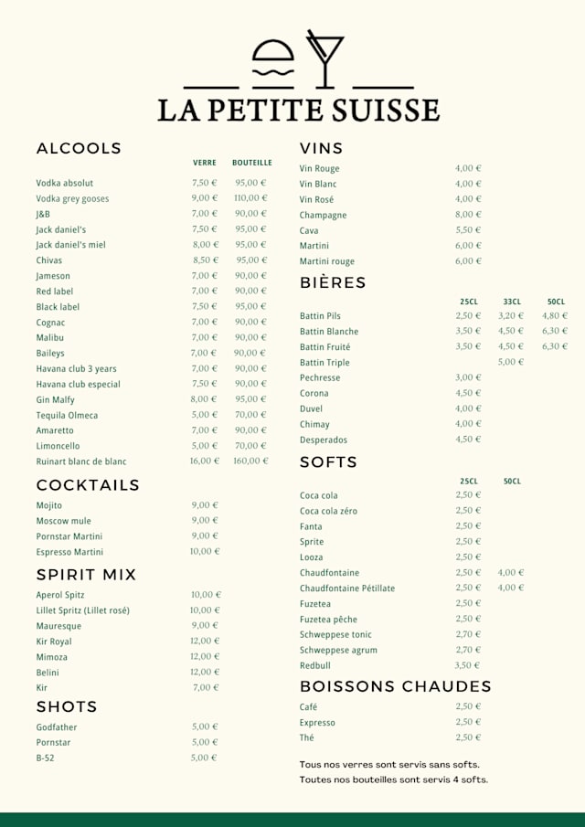 PDF Menu page 1
