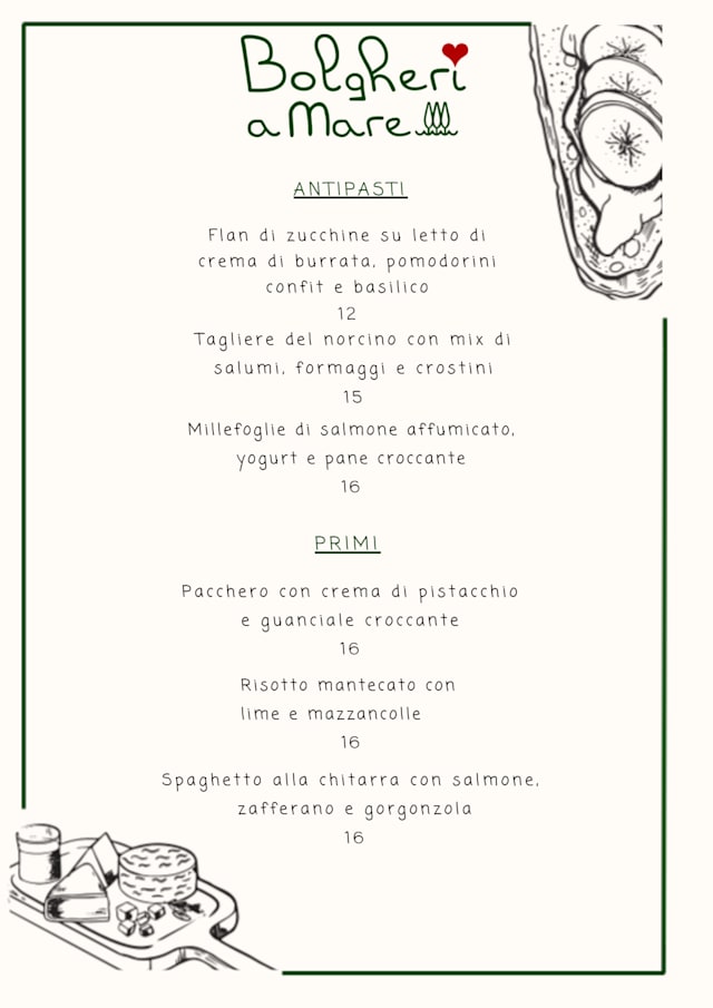 PDF Menu page 1