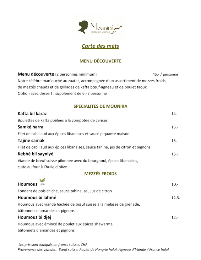 PDF Menu page 1
