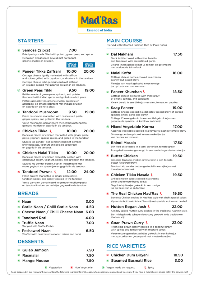 PDF Menu page 1