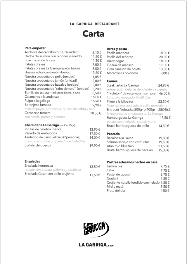 PDF Menu page 1