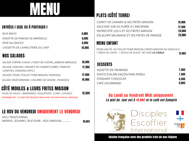 PDF Menu page 1
